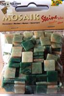 Kamyczki marmurkowe 10x10 mm Kolor : zielony Kod:FO62203