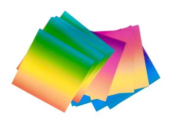 Origami tęczowe 100g 15x15 cm a 50 ark Origami tęczowe 100g 15x15 cm a 50 ark