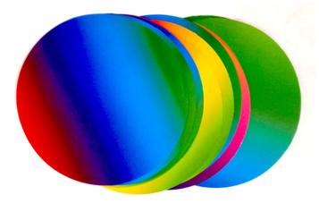 Origami tęczowe 100g koło 15cm a 50 ark Origami tęczowe 100g koło 15cm a 50 ark