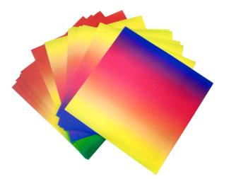 Origami tęczowe 100g 20x20 cm a 50 ark
