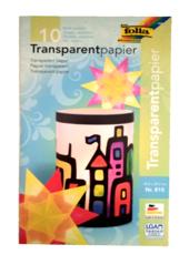 Teczka z papierem transparentnym - miks 10 ark. 18,5x29,7 cm , Kod towaru : FO 810