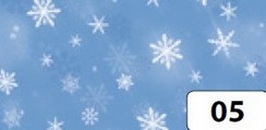 Papier transparentny seria ELEMENTS , wzór : śnieżynki 50x70 a 10 ark. - Kod: FO83005
