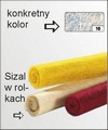 Sizal kolorowy , Kolor: naturalny z brokatem , 23X33 a 5 ark. - Kod: FO860400