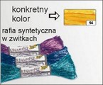 Raffia syntetyczna , zwitek 30 mb , .Kolor: bananowo-żółty Kod towaru: FO9214 Raffia syntetyczna , zwitek 30 mb , .Kolor: bananowo-żółty Kod towaru: FO9214