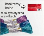 Raffia syntetyczna , zwitek 30 mb , .Kolor: jaskrawoczerwony Kod towaru: FO9220 Raffia syntetyczna , zwitek 30 mb , .Kolor: jaskrawoczerwony Kod towaru: FO9220