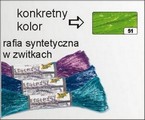 Raffia syntetyczna , zwitek 30 mb , .Kolor: jasnozielony Kod towaru: FO9251 Raffia syntetyczna , zwitek 30 mb , .Kolor: jasnozielony Kod towaru: FO9251