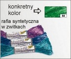 Raffia syntetyczna , zwitek 30 mb , .Kolor: szmaragdowy Kod towaru: FO9254 Raffia syntetyczna , zwitek 30 mb , .Kolor: szmaragdowy Kod towaru: FO9254