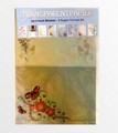 Papier transparentny z motywami kwiatowymi. Opak. 8 różnych ark. A-4 115g. Kod towaru: G005219