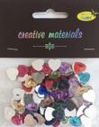 Serca akrylowe 10mm, 12g kolor miks Serca akrylowe 10mm, 12g kolor miks