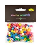 Koraliki 6mm ,36g (ok.150szt) miks kol perłowych intens.