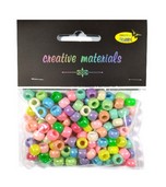 Koraliki 6mm, 35g (ok.150szt) miks kol perłowych pastel