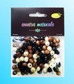 Koraliki drewniane ok.26g (ok.150szt) miks kol naturalnych