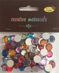 Kółka akrylowe 12 mm kolor mix 22g (ok.100 szt) Kółka akrylowe 12 mm kolor mix 22g (ok.100 szt)