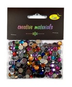 Kółka akrylowe 8mm 22g (ok. 280szt) mix kolorów Kółka akrylowe 8mm 22g (ok. 280szt) mix kolorów