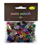 KWIATKI akrylowe 12mm 22g (ok 250szt) miks KWIATKI akrylowe 12mm 22g (ok 250szt) miks