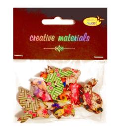 Guziki ozdobne KRÓLIK 1 30mm a 15 szt Guziki ozdobne KRÓLIK 1 30mm a 15 szt