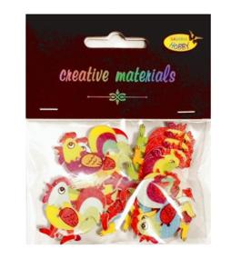 Guziki ozdobne KOGUT 31 mm a 15 szt