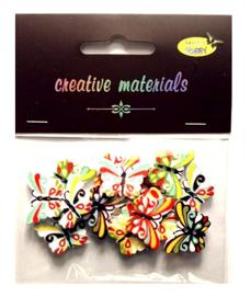 Guziki ozdobne MOTYLE 3  24x17mm  a 15 szt