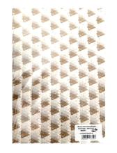 Bibuła satynowana , Rodzaj : Gold Trees , format : 25x37 a 8 - Kod: HS2001D