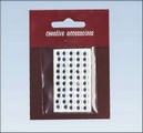 Stiker z kryształkami 5 mm a 50,kolor:lustrzane Stiker z kryształkami 5 mm a 50,kolor:lustrzane