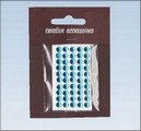 Stiker z kryształkami 5 mm a 50,kolor:j. niebieskie Stiker z kryształkami 5 mm a 50,kolor:j. niebieskie