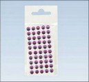 Stiker z kryształkami 6 mm a 50,kolor:różowe Stiker z kryształkami 6 mm a 50,kolor:różowe