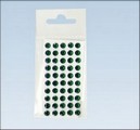 Stiker z kryształkami 6 mm a 50,kolor:c. zielone Stiker z kryształkami 6 mm a 50,kolor:c. zielone