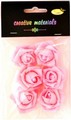 Róże z pianki 4cm ,6 szt j.rózowe . Kod towaru: K7411-26 Róże z pianki 4cm ,6 szt j.rózowe . Kod towaru: K7411-26