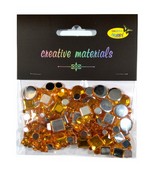 Elementy kryształkowe złote 4-12mm, 25g Elementy kryształkowe złote 4-12mm, 25g