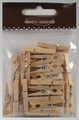 Klamerki drewniane 30mm ,25 szt  KL 003