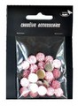 Kryształki z mikrostrukturą 10mm ok.30 szt j.rózowy . Kod : KM10-26 Kryształki z mikrostrukturą 10mm ok.30 szt j.rózowy . Kod : KM10-26