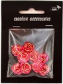 Rózyczki akrylowe 15mm,10 szt rózowe .  Kod towaru: KMR-23