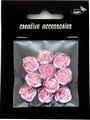 Rózyczki akrylowe 15mm,10 szt j.rózowe .  Kod towaru: KMR-26