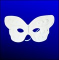 Maska z paper mache z doczepioną gumką . Wzór : Motylek Kod towaru : MASKA-17