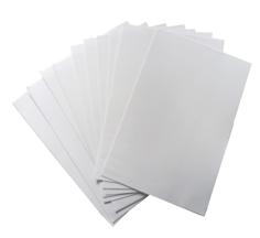 Pianka EVA 1mm ( mikroguma ) 10 ark. 20x30 cm. - kolor biały Pianka EVA 1mm ( mikroguma ) 10 ark. 20x30 cm. - kolor biały