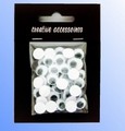 Oczy okrągłe samoprz. 10mm ok.50 szt
