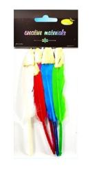 Pióra twarde dł. 10-15 cm , miks kolorów , ze złotymi złoceniami .Kod towaru : PIT-399G Pióra twarde dł. 10-15 cm , miks kolorów , ze złotymi złoceniami .Kod towaru : PIT-399G