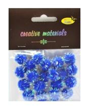 Pompon -glitter- - kolor granatowy , średnica 15 mm , Kod : POM15-G36 Pompon -glitter- - kolor granatowy , średnica 15 mm , Kod : POM15-G36