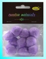 Pompony akrylowe , Kolor : fiołkowy , średn. 25 mm , Kod: POM25-28 Pompony akrylowe , Kolor : fiołkowy , średn. 25 mm , Kod: POM25-28