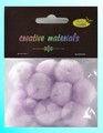 Pompony akrylowe , Kolor : liliowy , średn. 25 mm , Kod: POM25-31 Pompony akrylowe , Kolor : liliowy , średn. 25 mm , Kod: POM25-31