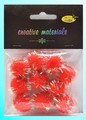 Pompon -glitter- - kolor czerwony , średnica 25 mm , Kod : POM25-G20 Pompon -glitter- - kolor czerwony , średnica 25 mm , Kod : POM25-G20