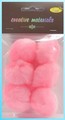 Pompony akrylowe , Kolor : różowy , średn. 40 mm , Kod: POM40-29 Pompony akrylowe , Kolor : różowy , średn. 40 mm , Kod: POM40-29