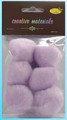 Pompony akrylowe , Kolor : liliowy , średn. 40 mm , Kod: POM40-31 Pompony akrylowe , Kolor : liliowy , średn. 40 mm , Kod: POM40-31