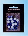 Półperełki 10 mm , Niebieskie-perłowe , Kod : PP10-35 