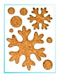 Szablon figurowy do quillingu, Wzór : Śnieżynka Kod : QSF-155 