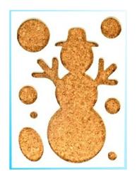 Szablon figurowy do quillingu, Wzór : Bałwanek Kod : QSF-156 