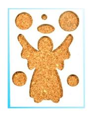 Szablon figurowy do quillingu, Wzór : Aniołek Kod : QSF-157 