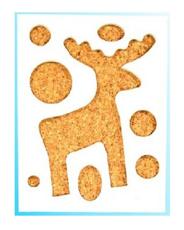 Szablon figurowy do quillingu, Wzór : Reniferek Kod : QSF-158 