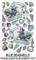 Kalkomania : Blue Seashells Translucent Kod : ROY1157T 