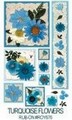 Kalkomania : Turquose Flowers Kod : ROY676